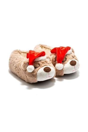  Duman Kadın,Garrson Boy Hayvanlı Panduf Kahverengi 36/41