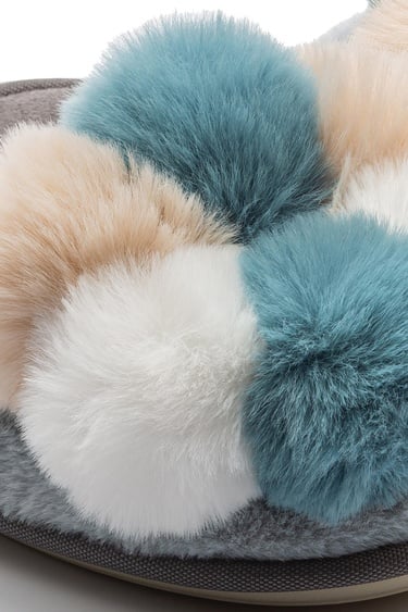  Tess Kadın Ev Terliği Mavi 36/41