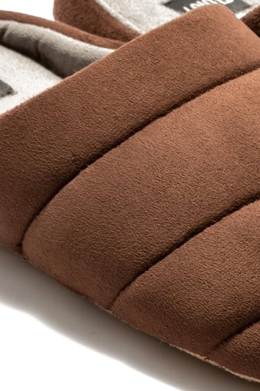  Adamo Erkek Ev Terliği Sessiz Taban Kahve Füme 41/46