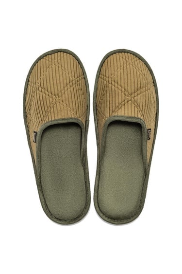  Roger Erkek Ev Terliği Haki 41/46