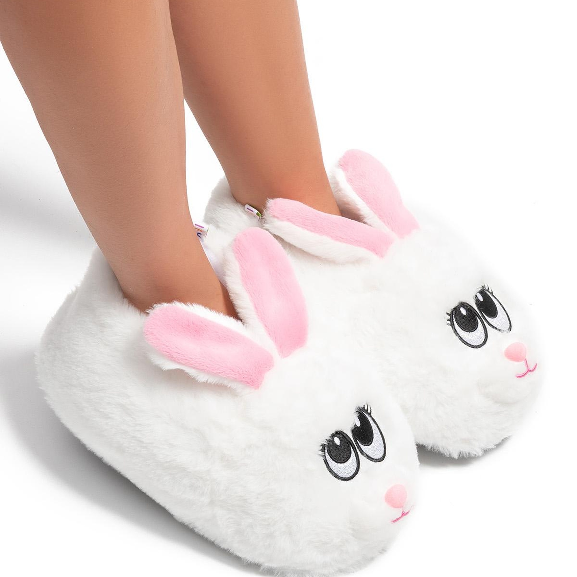 Raby Kadın Hayvanlı Panduf Beyaz 36/41