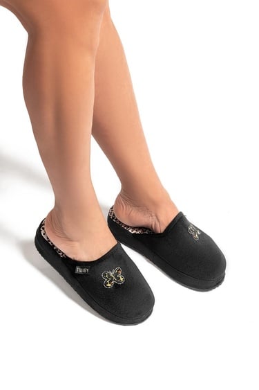  Kelebek Kadın Ev Terliği Siyah 36/40