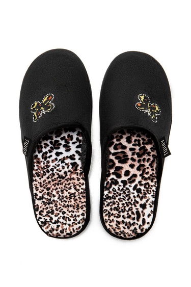  Kelebek Kadın Ev Terliği Siyah 36/40