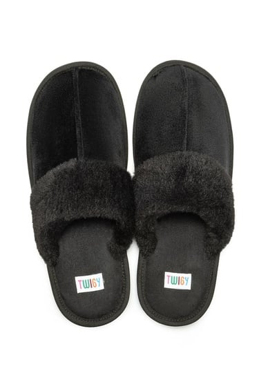  Ella Kadın Ev Terliği Siyah 37/41