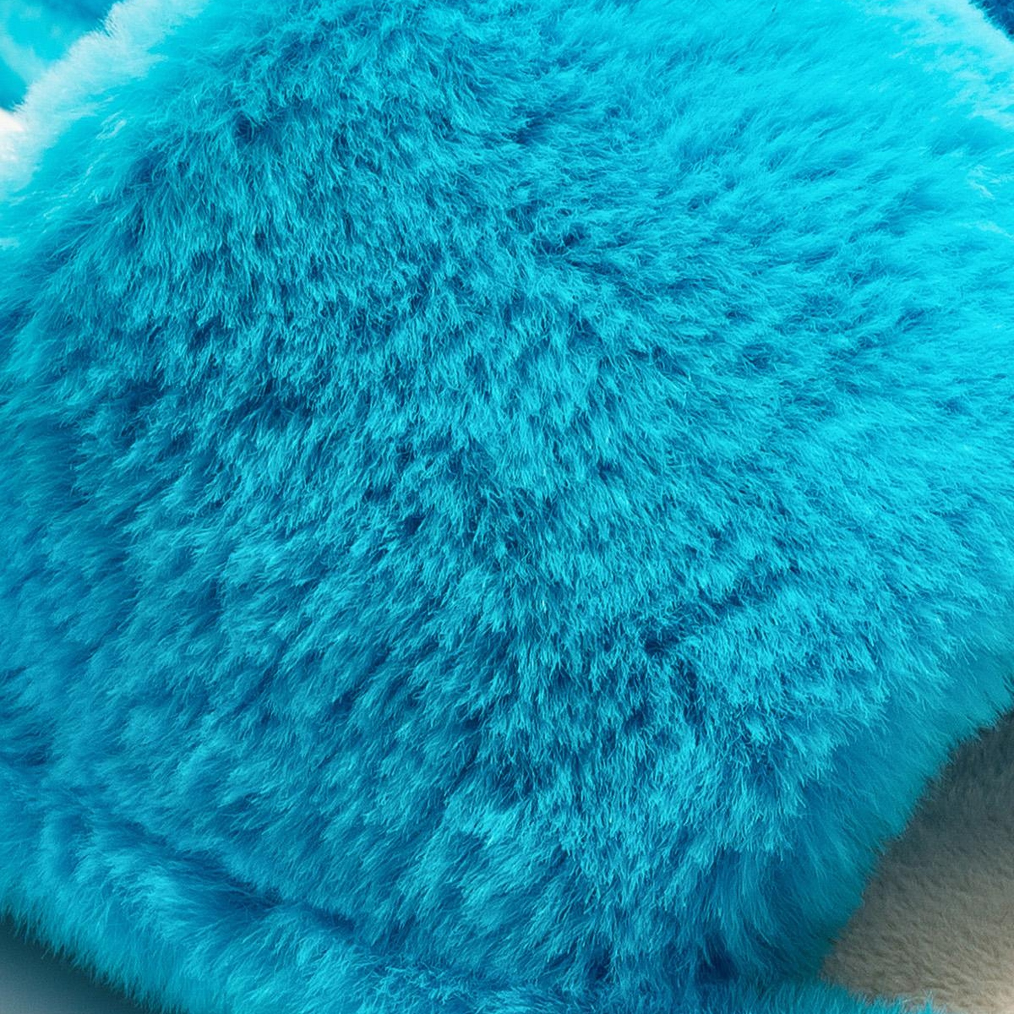 Lisa Peluş Kadın Ev Terliği Mavi 36/41