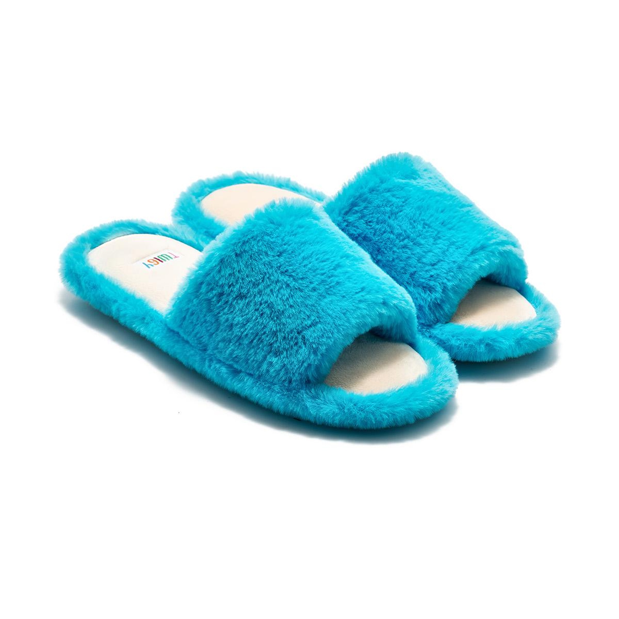 Lisa Peluş Kadın Ev Terliği Mavi 36/41