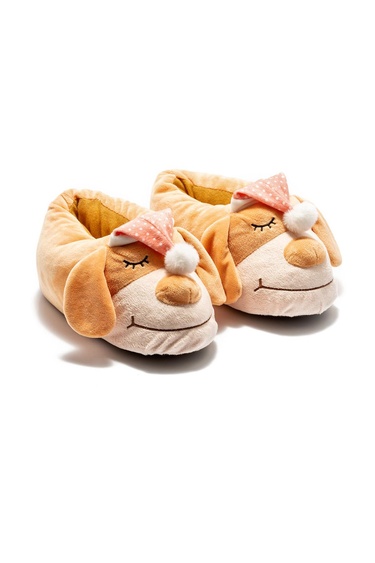  Dormo Kadın Hayvanlı Panduf Bej 36/41