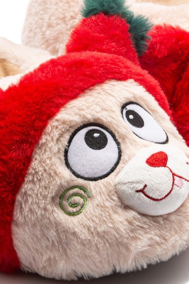  Pasy Kadın Hayvanlı Panduf Bej 36/41