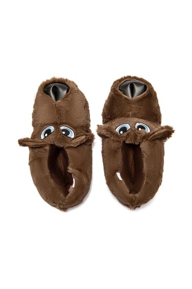  Fred Erkek Hayvanlı Panduf Kahverengi 41/46