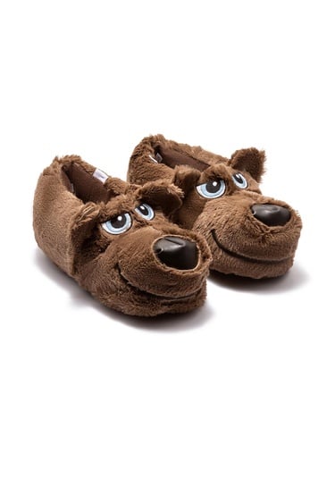  Fred Erkek Hayvanlı Panduf Kahverengi 41/46