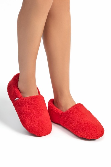  Cool Kadın Ev Ayakkabısı Kırmızı 35/40