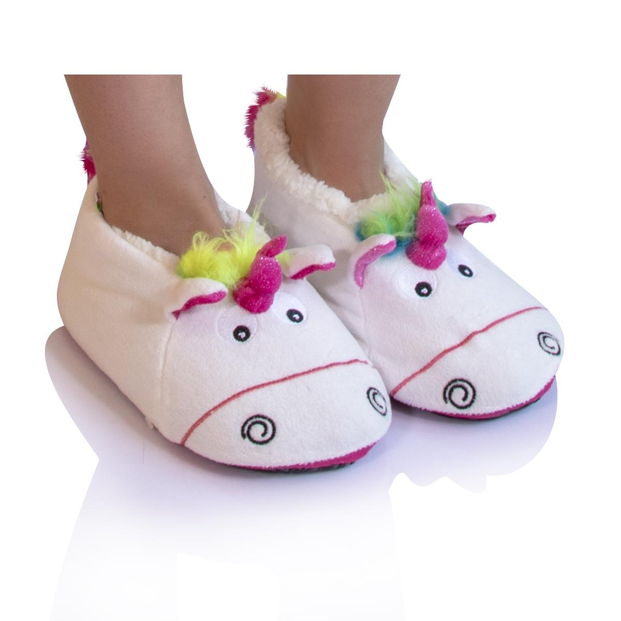 Flik Çocuk Hayvanlı Panduf Beyaz 33/38