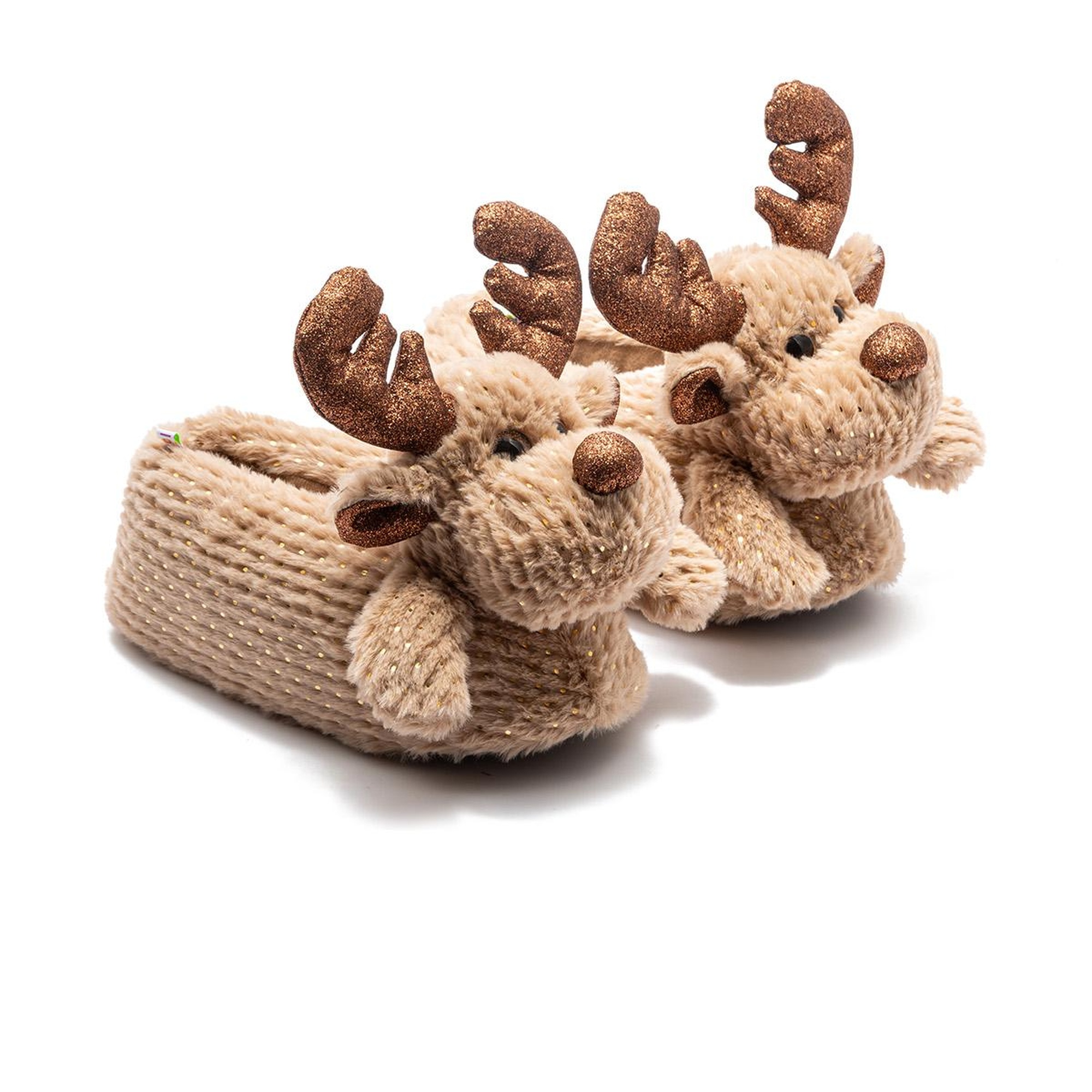 Geyik Star Kadın Hayvanlı Panduf Kahverengi 36/41