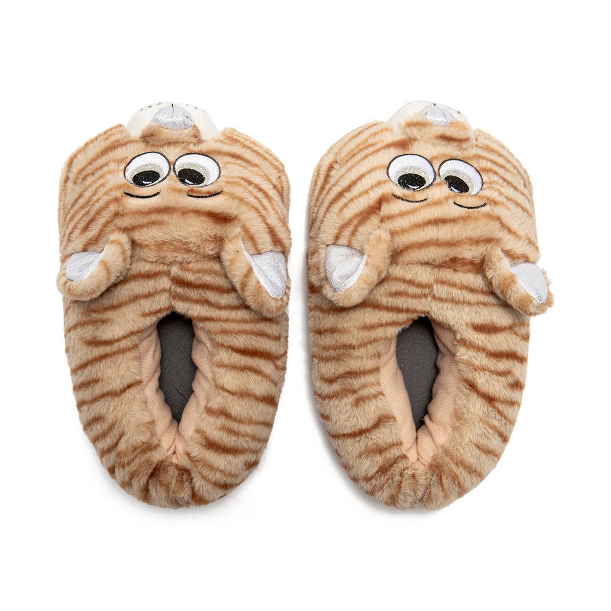 Pompik Kadın,Garson Boy Hayvanlı Panduf Bej 36/41