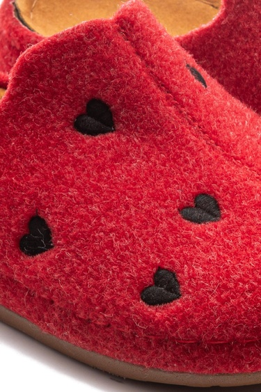  Buket Çocuk Ev Terliği Kırmızı 30/35