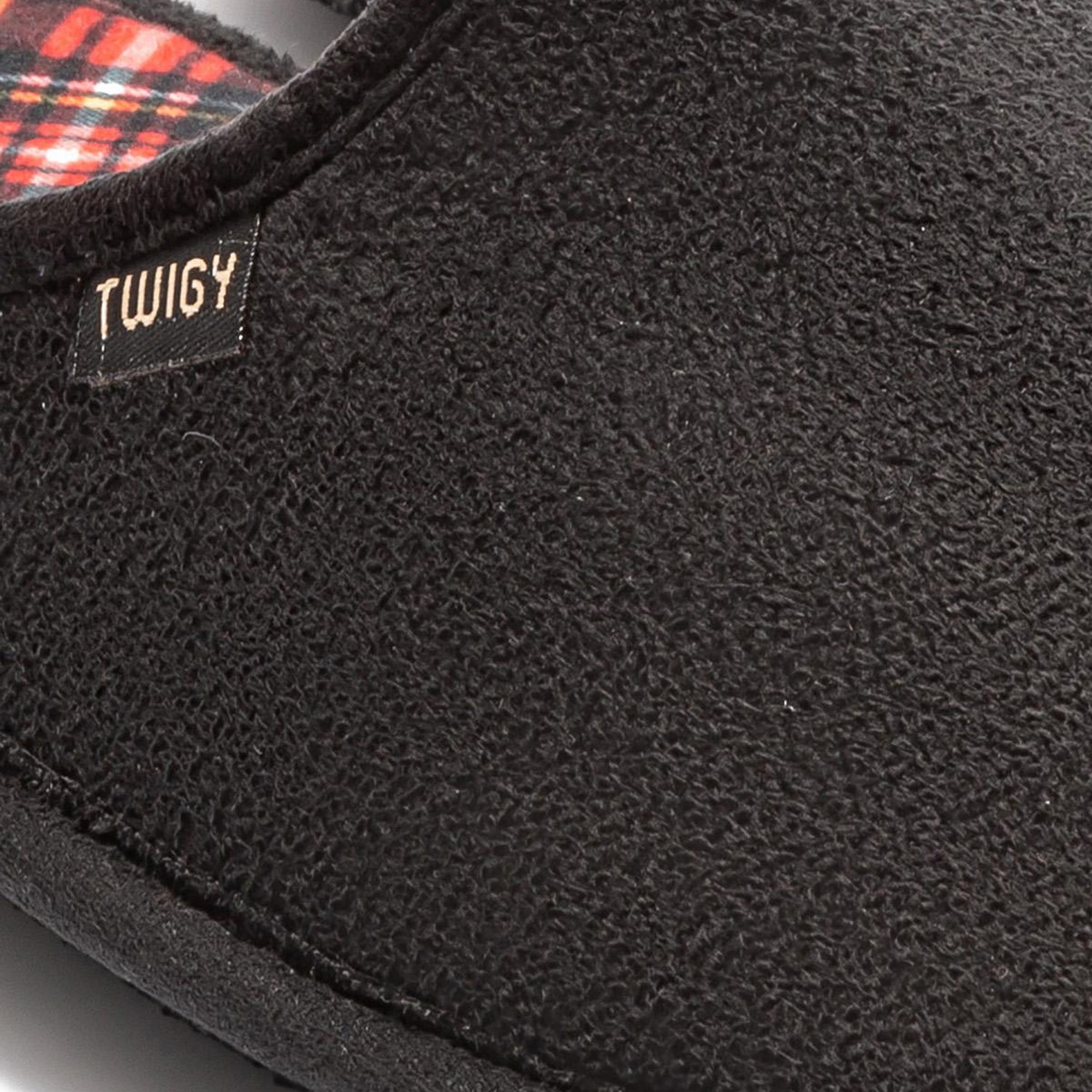 Ekose Erkek Ev Terliği Siyah-Kırmızı 41/46