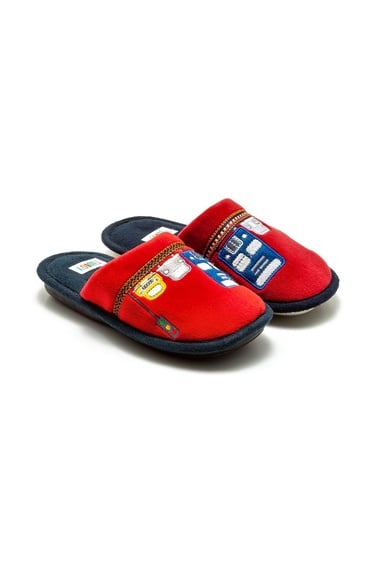  Kata Trafik Çocuk Ev Terliği Kırmızı 30/35