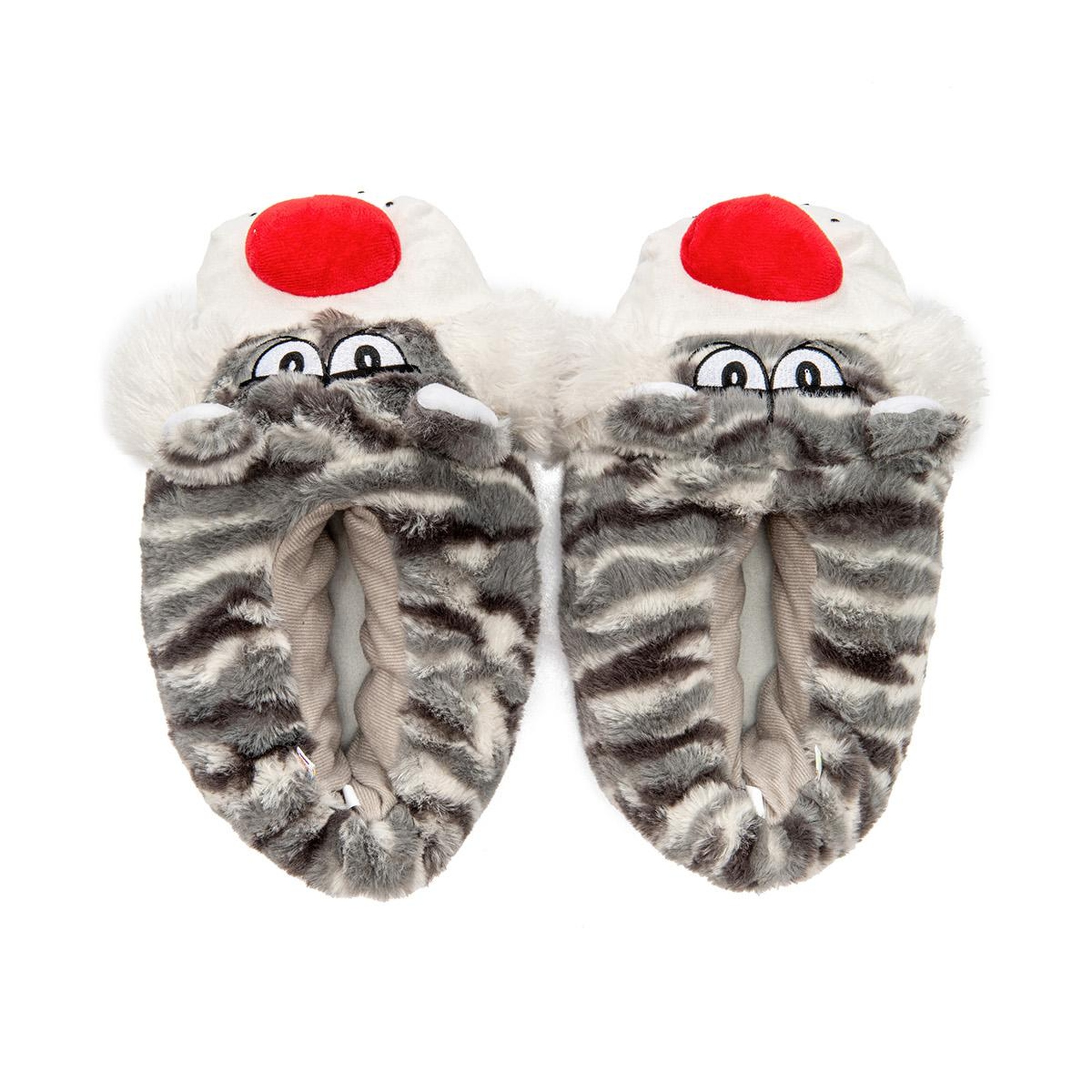 Silvo Kadın Hayvanlı Panduf Gri 36/41