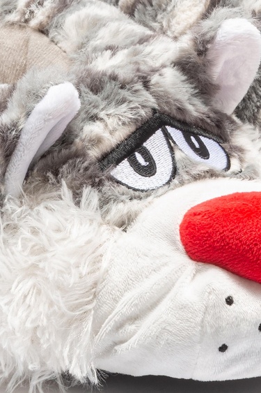  Silvo Kadın Hayvanlı Panduf Gri 36/41