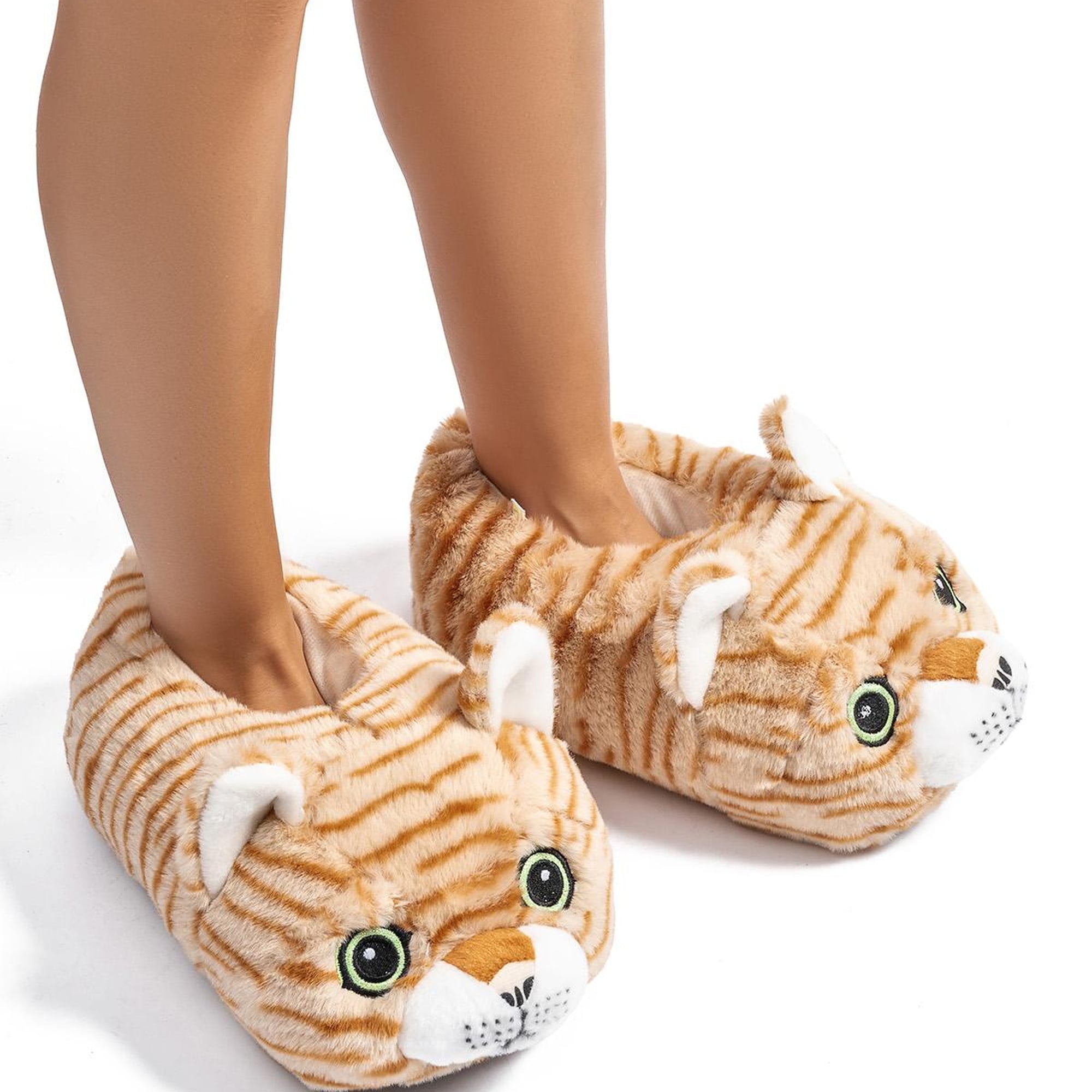 Pompik Kadın, Garson Boy Hayvanlı Panduf Sarı 36/41