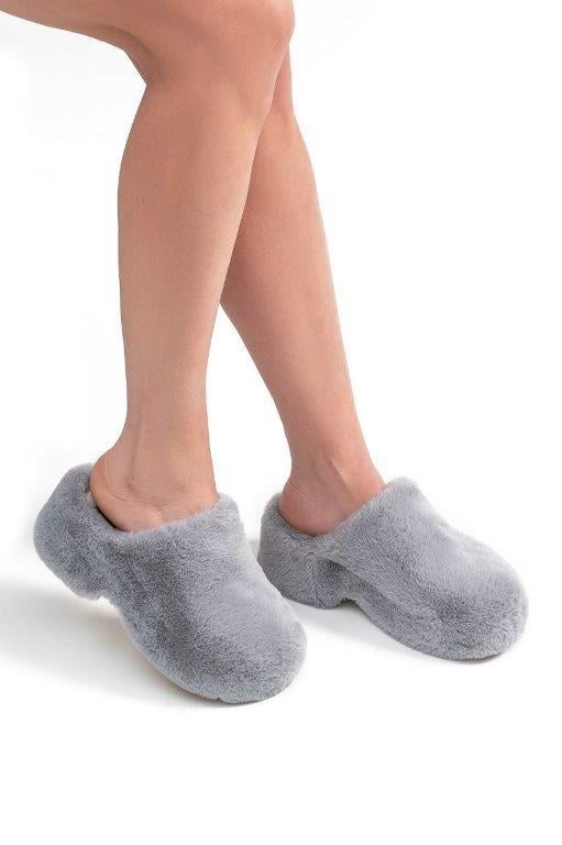  Lilo Kadın Ev Terliği Gri 36/40