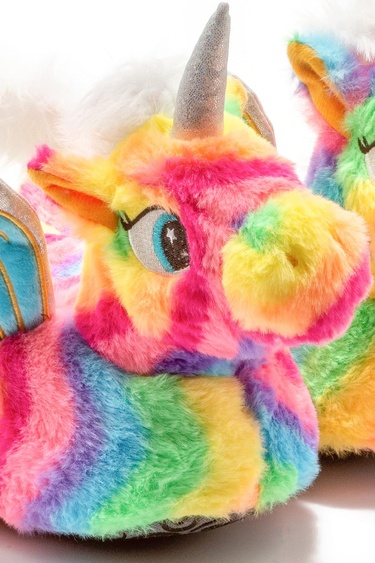  Rainbow Çocuk Hayvanlı Panduf Renkli 22/29