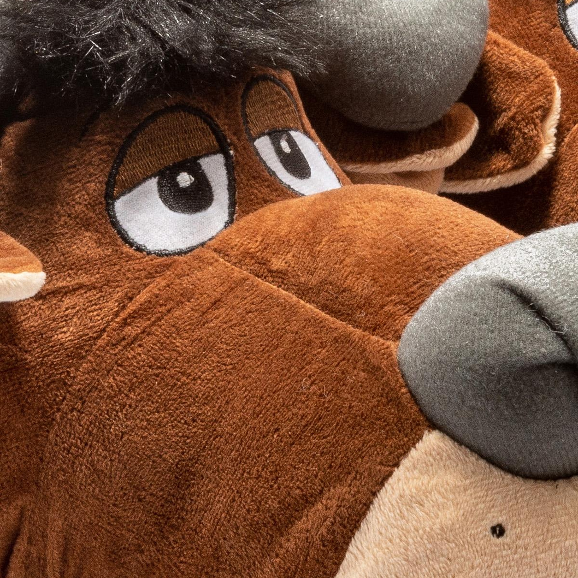 Süper Boğa Erkek Hayvanlı Panduf Kahverengi 41/46