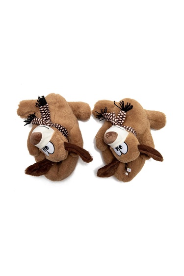  Yeye Kadın Hayvanlı Panduf Kahverengi 36/41