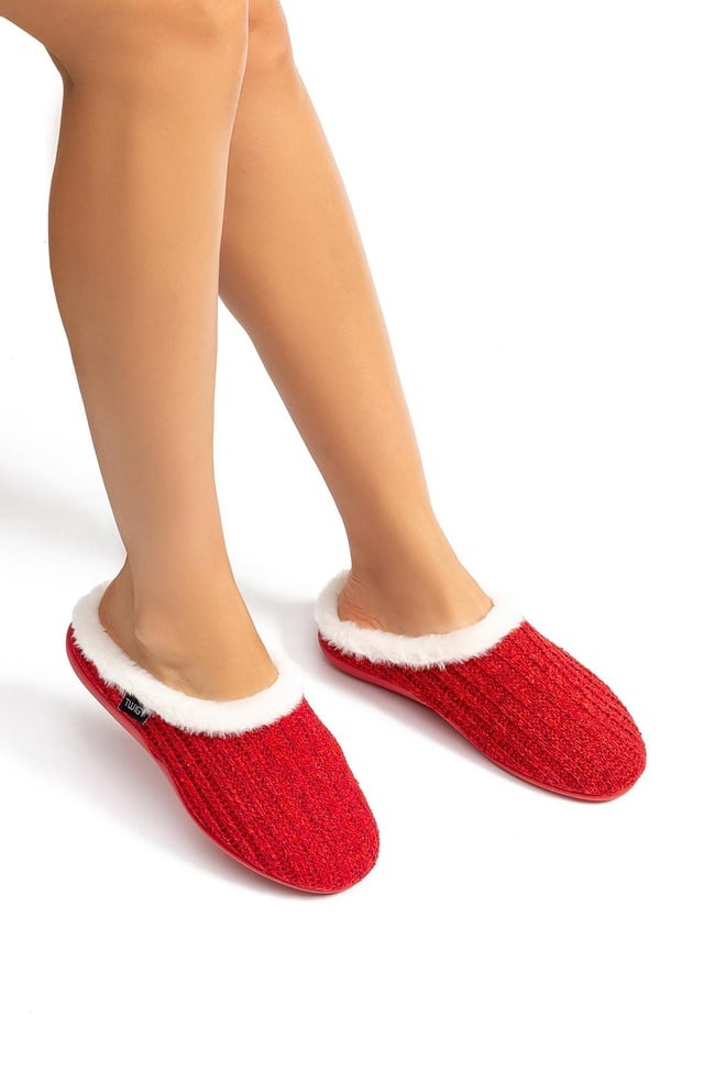  Daniela Kadın Ev Terliği Kırmızı 36/41