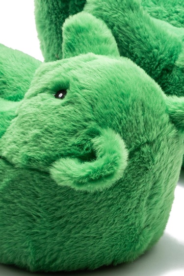  Pookie Kadın Hayvanlı Panduf Yeşil 36/41