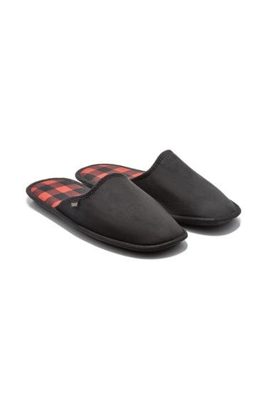  Pro Kare Erkek Ev Terliği Siyah 41/46