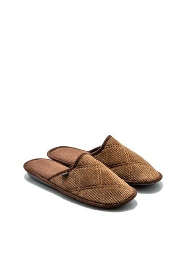  Roger Erkek Ev Terliği Kahverengi 41/46