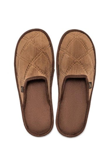  Roger Erkek Ev Terliği Kahverengi 41/46