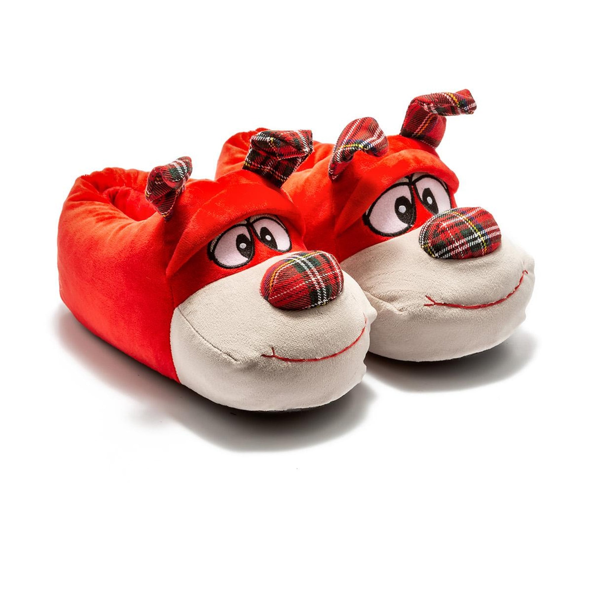 Badi Kadın,Garson Boy Hayvanlı Panduf Kırmızı 36/41