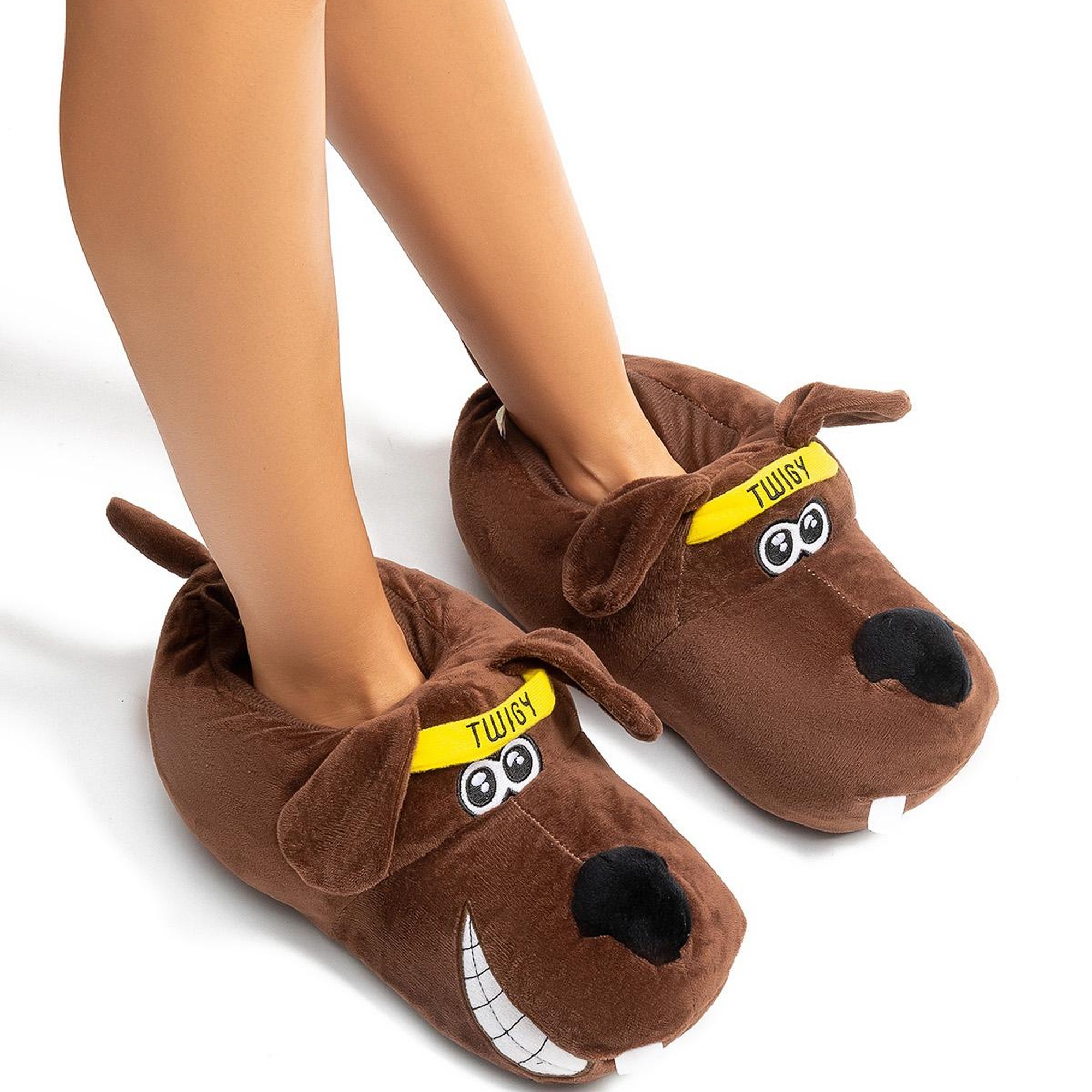 Aero Kadın Hayvanlı Panduf Kahverengi 36/41