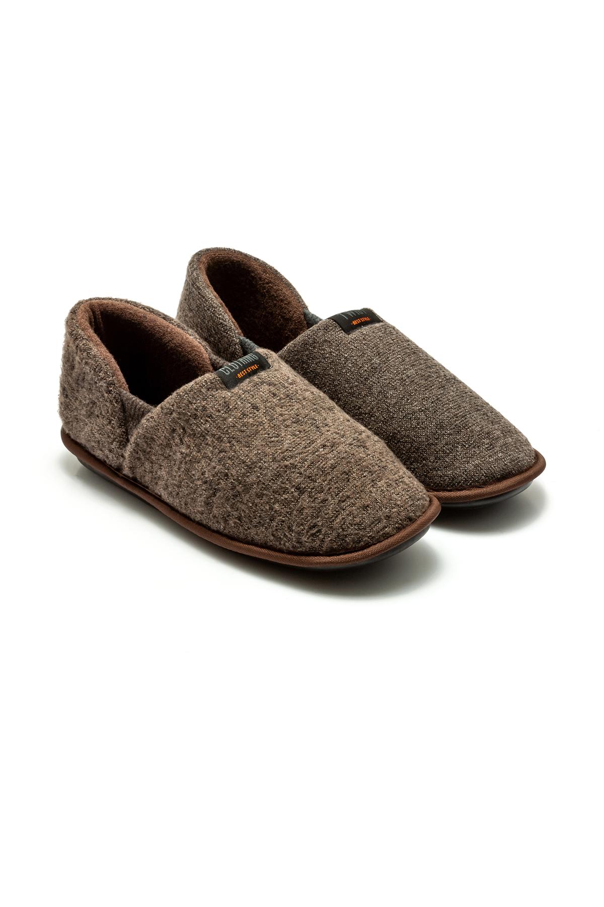  Ronaldo Erkek Ev Ayakkabısı Kahverengi 41/46