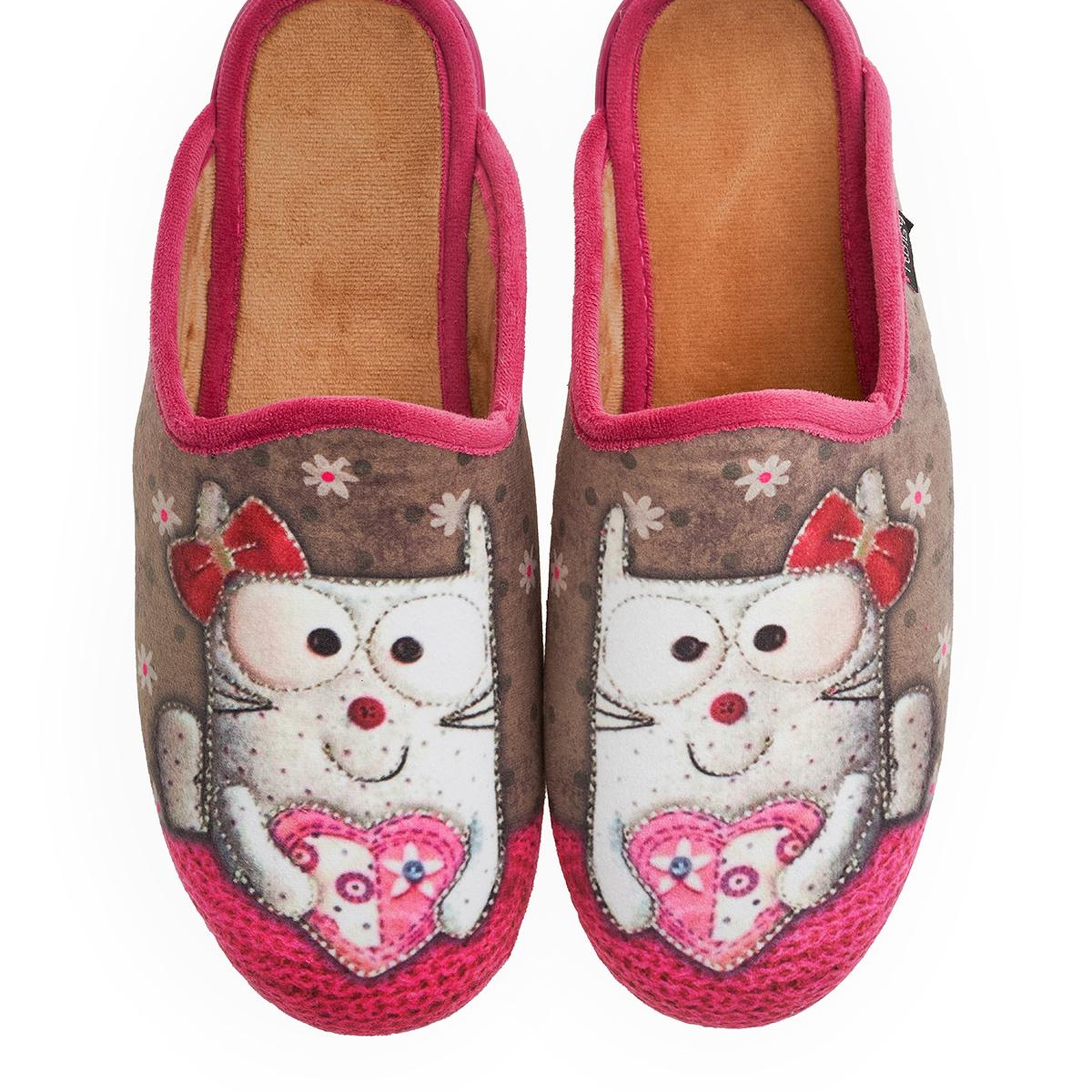 Print Kadın Ev Terliği Fuşya 36/41