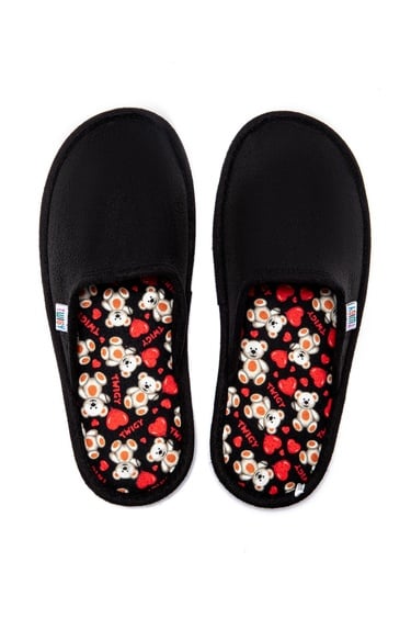  Amore Kadın Ev Terliği Siyah 36/41