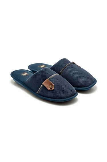 Fidel Erkek Ev Terliği Lacivert 41/46