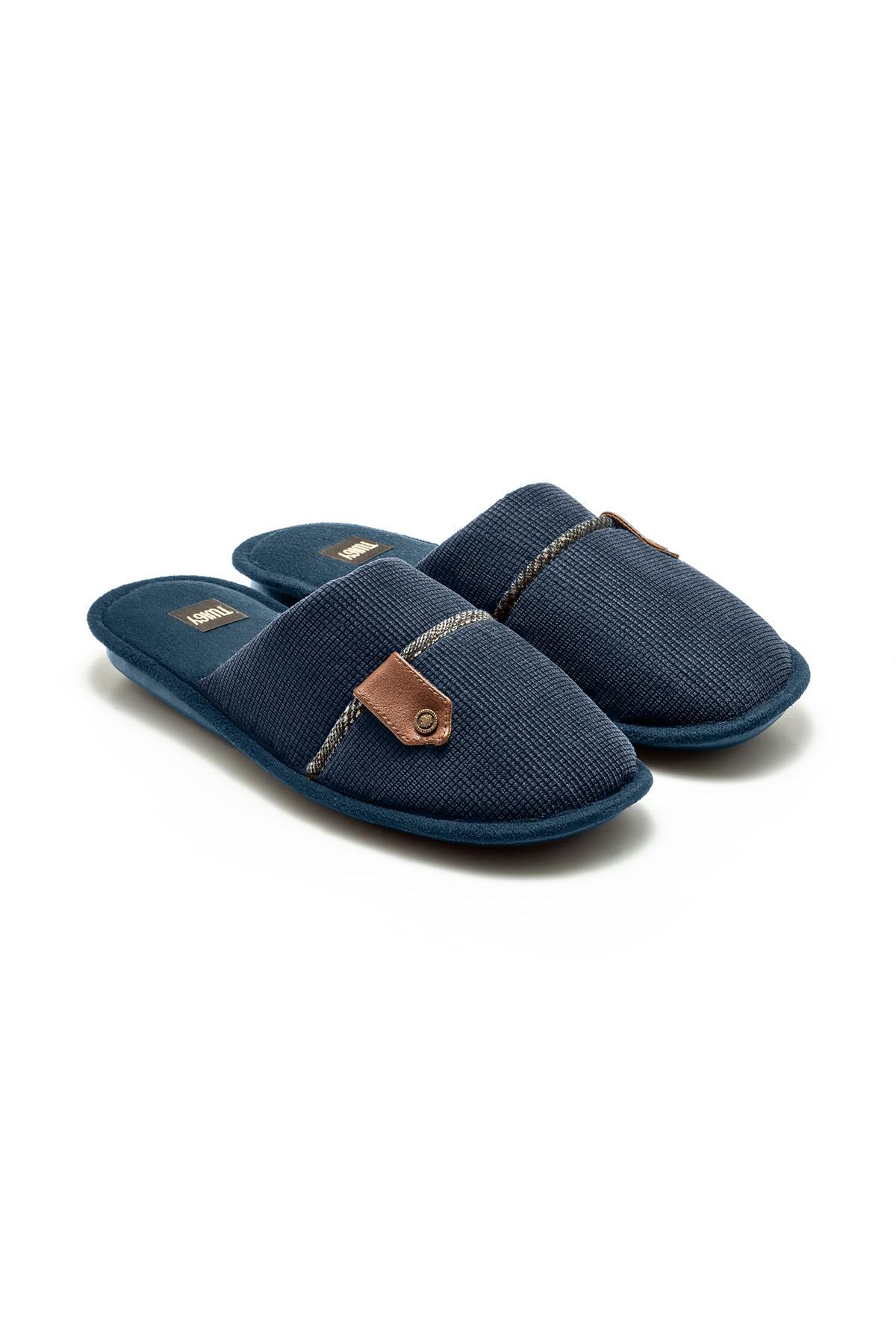  Fidel Erkek Ev Terliği Lacivert 41/46