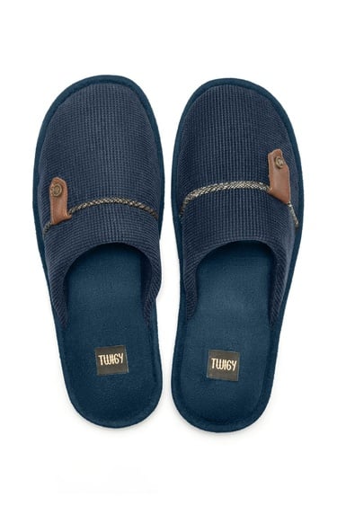  Fidel Erkek Ev Terliği Lacivert 41/46