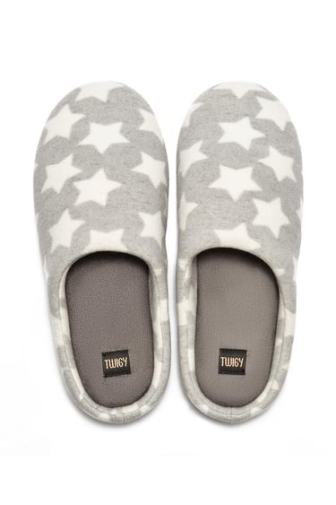  Polar Erkek Ev Terliği Beyaz/Gri 41/46