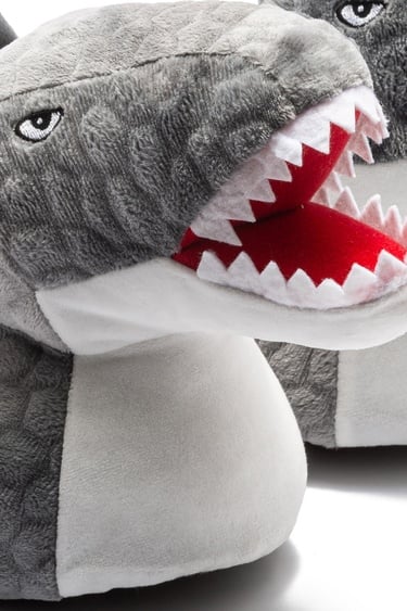  Tıreks Çocuk Hayvanlı Panduf Gri 31/38