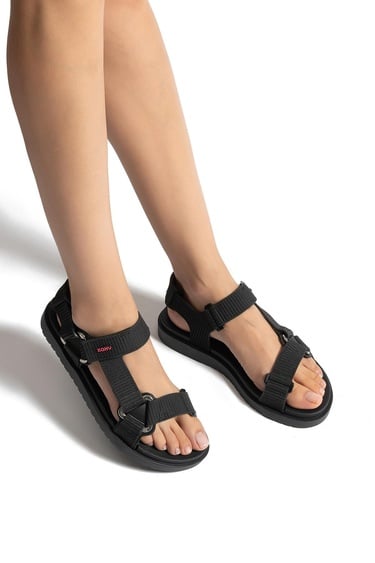 Go Papete Kadın Sandalet Siyah 35/42