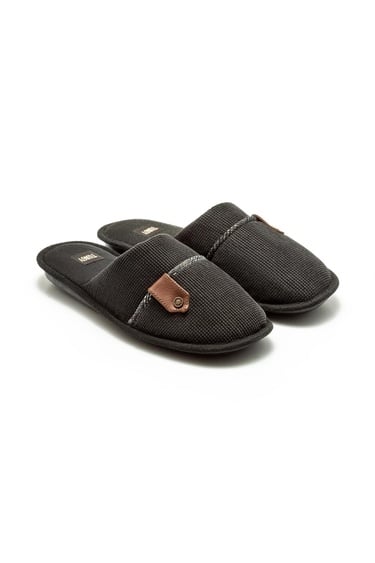  Fidel Erkek Ev Terliği Siyah 41/46