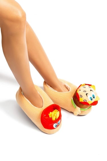  Burger Kadın,Garson Boy Panduf Kahverengi 30/41