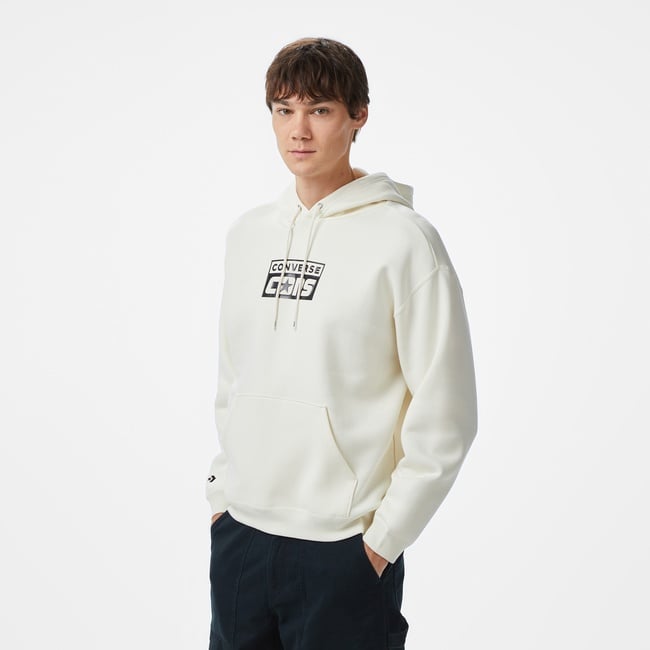  Converse Cons Erkek Krem Hoodie