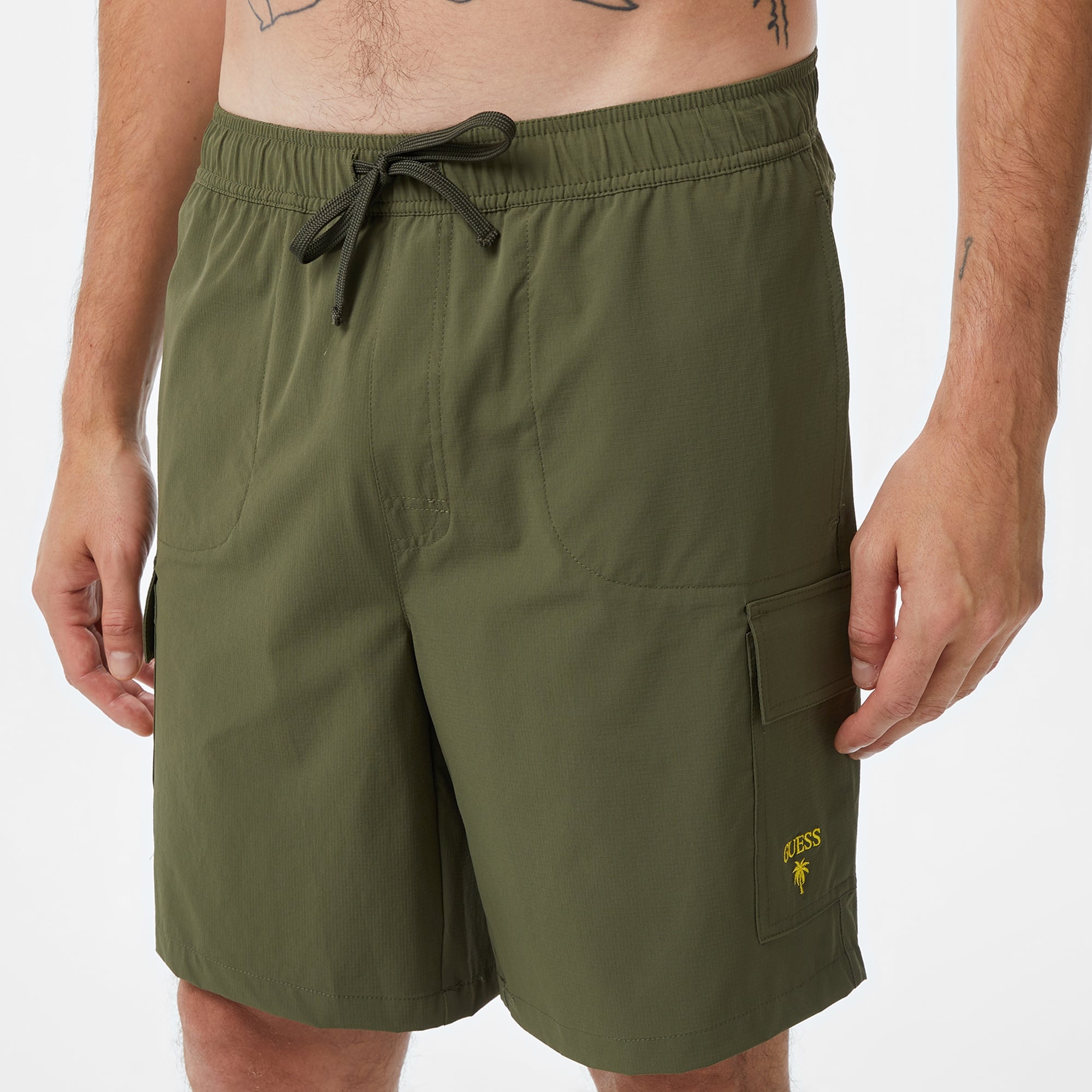 Guess Erkek Yeşil Deniz Şortu