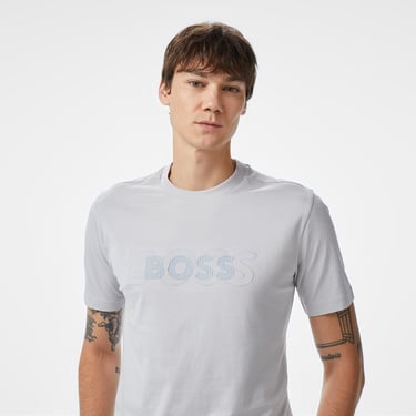  Boss Erkek Gri T-Shirt