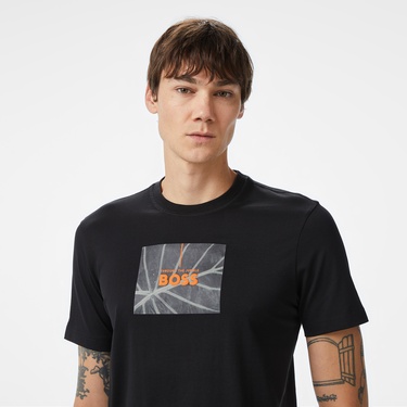  Boss Erkek Siyah T-Shirt